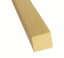 Whitewood Square Stripwood 21mm x 21mm x 2400mm